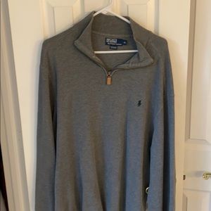 Grey polo pullover